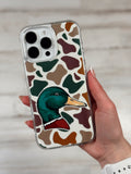 Load image into Gallery viewer, Mallard Camo Duck Hunting MagSafe Compatible Phone Case