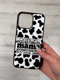 Load image into Gallery viewer, Cowprint Mama Phone Case