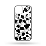 Load image into Gallery viewer, Clear Cowprint Bow MagSafe Phone Case