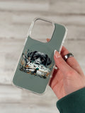 Load image into Gallery viewer, Green Black Lab MagSafe Compatible Phone Case