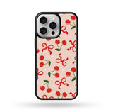 Load image into Gallery viewer, Cherry Bows MagSafe Phone Case