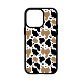 Load image into Gallery viewer, Brown and black cow print western MagSafe Compatible phone case