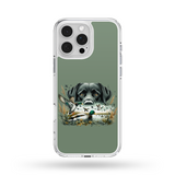 Load image into Gallery viewer, Green Black Lab MagSafe Compatible Phone Case