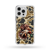 Load image into Gallery viewer, Camo Chocolate Lab Duck Hunting MagSafe Compatible Phone Case