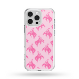 Load image into Gallery viewer, Pink Bronc Rider MagSafe Compatible Phone Case